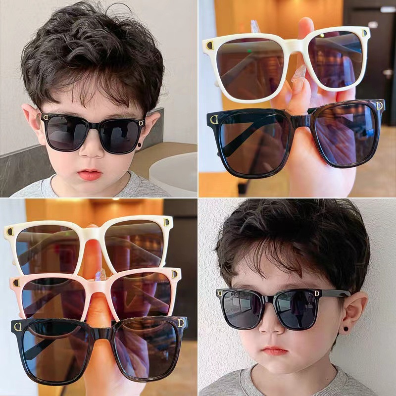 Child Sunglasses Boy Girl Summer Shades Baby Glasses Kids Anti-UV Sunscreen  Goggle