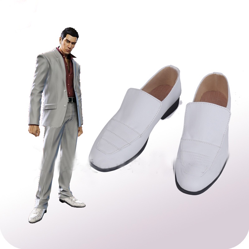Yakuza Kiryu Kazuma Cosplay Shoes Boots Halloween Carnival Cosplay