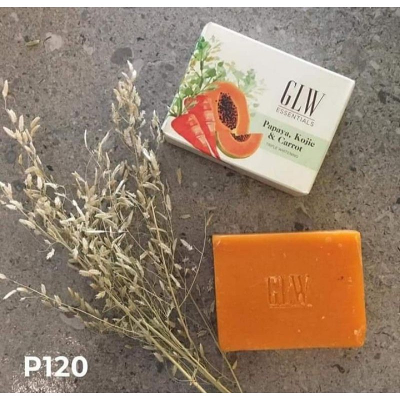 GLW ESSENTIALS PAPAYA, KOJIC AND CARROT SOAP Shopee Philippines