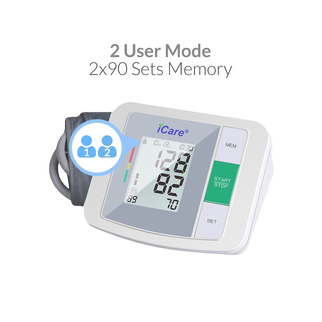iCare®CK930 Automatic Blood Pressure Monitor BP PFPS Shopee Philippines