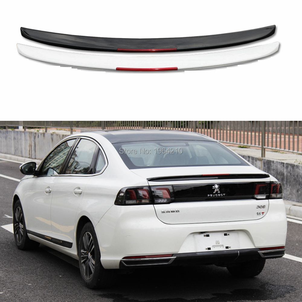 ABS Plastic Unpainted Color Rear Color Trunk Boot Wing Rear Lip Roof ...