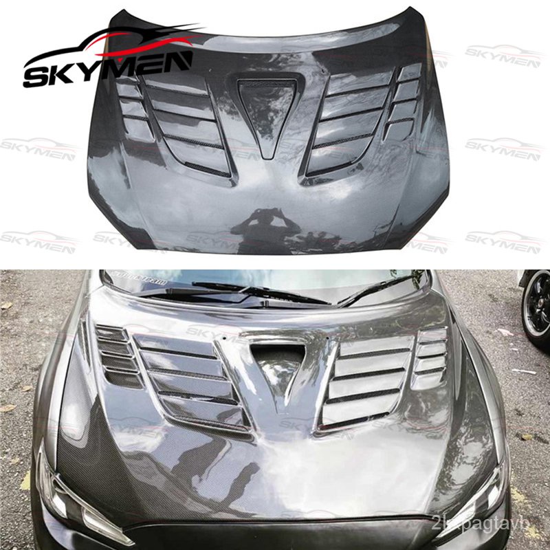 Car Hood For EVO 10 VRS Style Auto Engine Hood Carbon Fiber Glass Front Body Kit Shopee