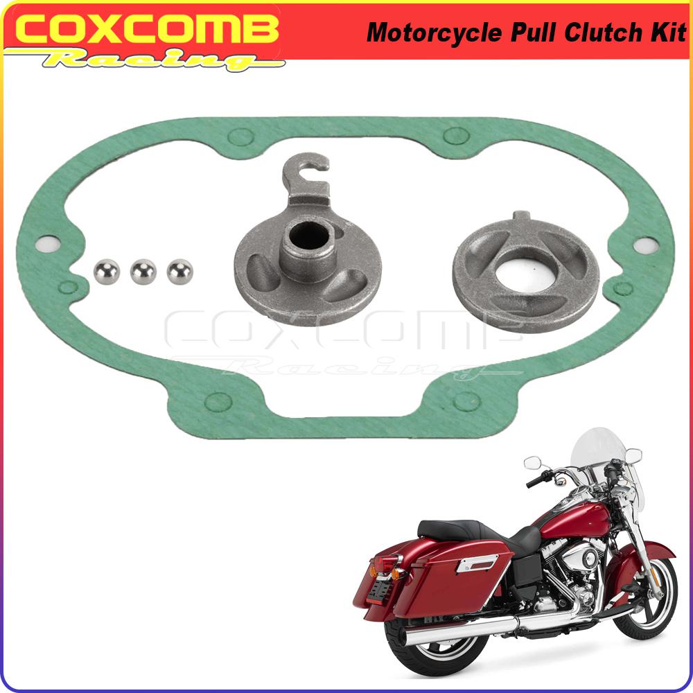 Motorcycle Silver Labor Saving Easy Pull Clutch Release Kit For Harley