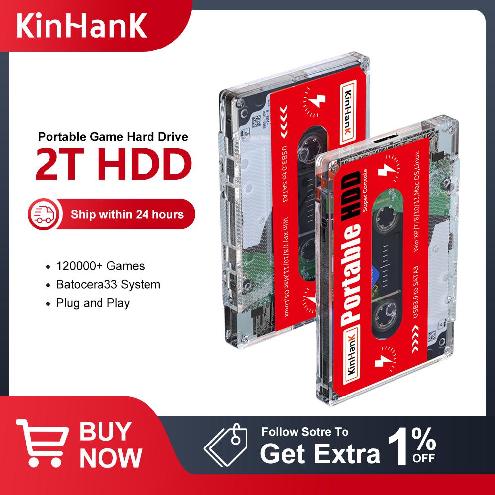 Games Console 2T HDD With 122000 Retro Games For PS2/PSP/PS1/Sega