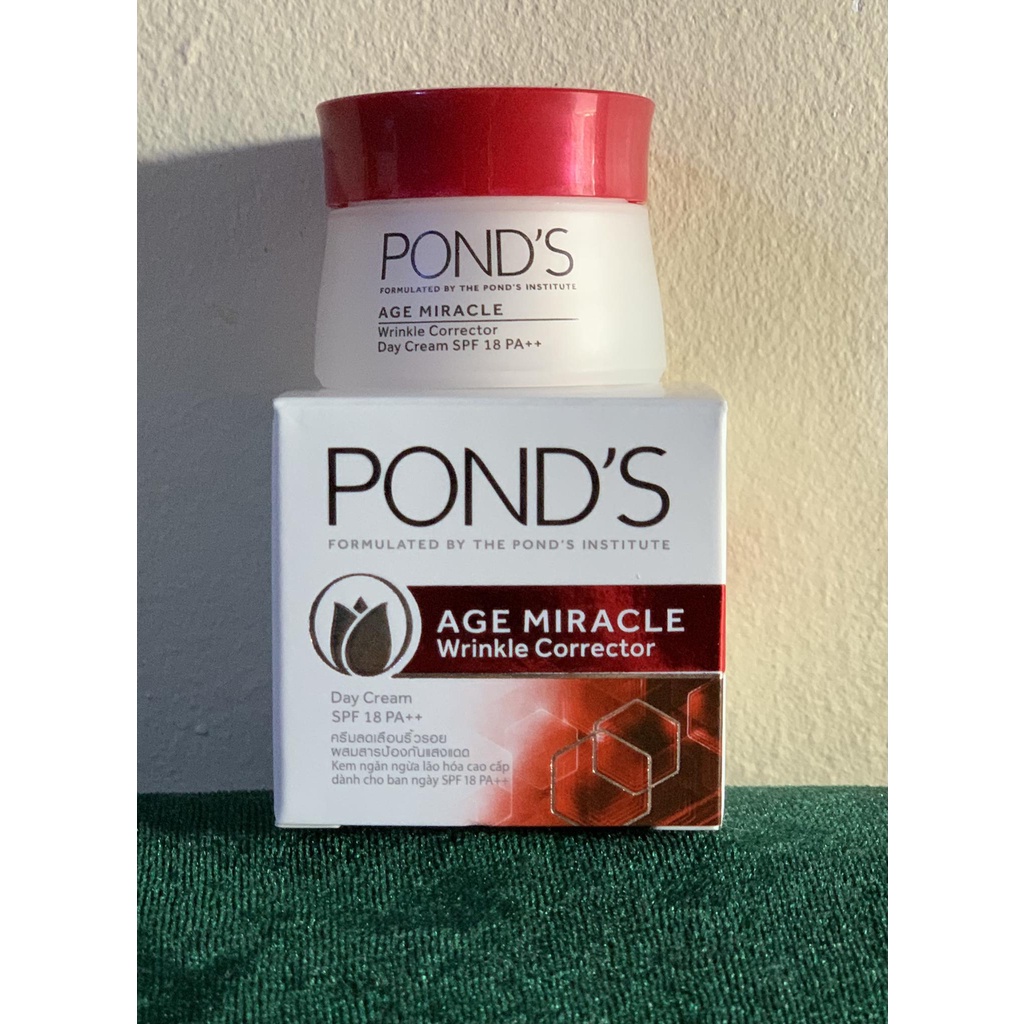 Ponds Age Miracle cream Wrinkle corrector 10g/50g Shopee Philippines