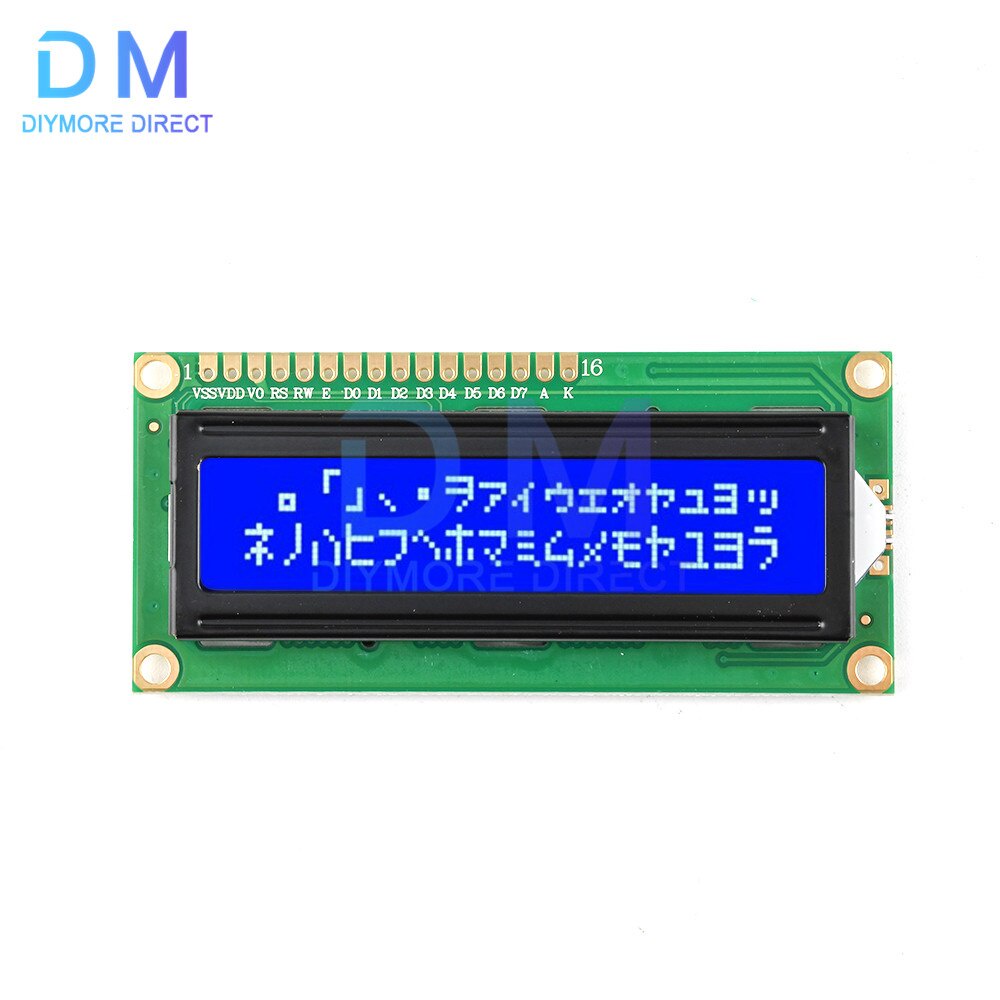 LCD1602 1602 Module Blue Screen 16x2 Character LCD Display Module
