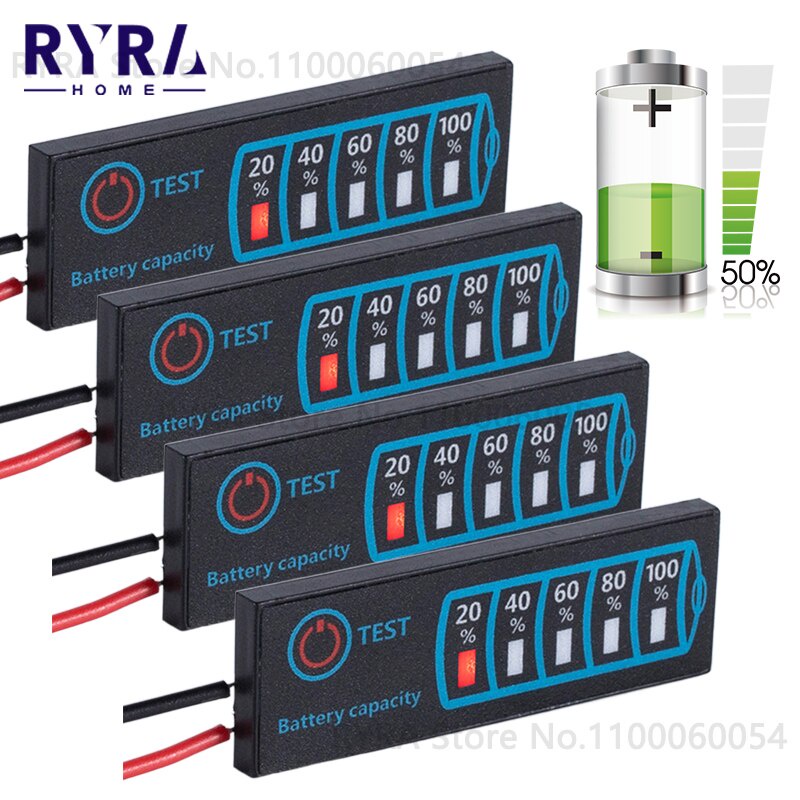 1S8S 18650 Liion Lipo Lithium 530V Lead Acid Battery Level Indicator