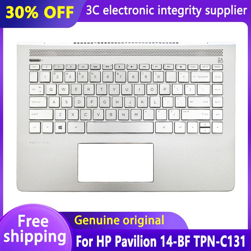 NEW Original Keyboard Top Case For HP Pavilion 14-BF TPN-C131 Laptop ...