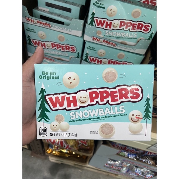 ℡☞┋HERSHEY’S WHOPPERS SNOW BALL CHOCOLATE