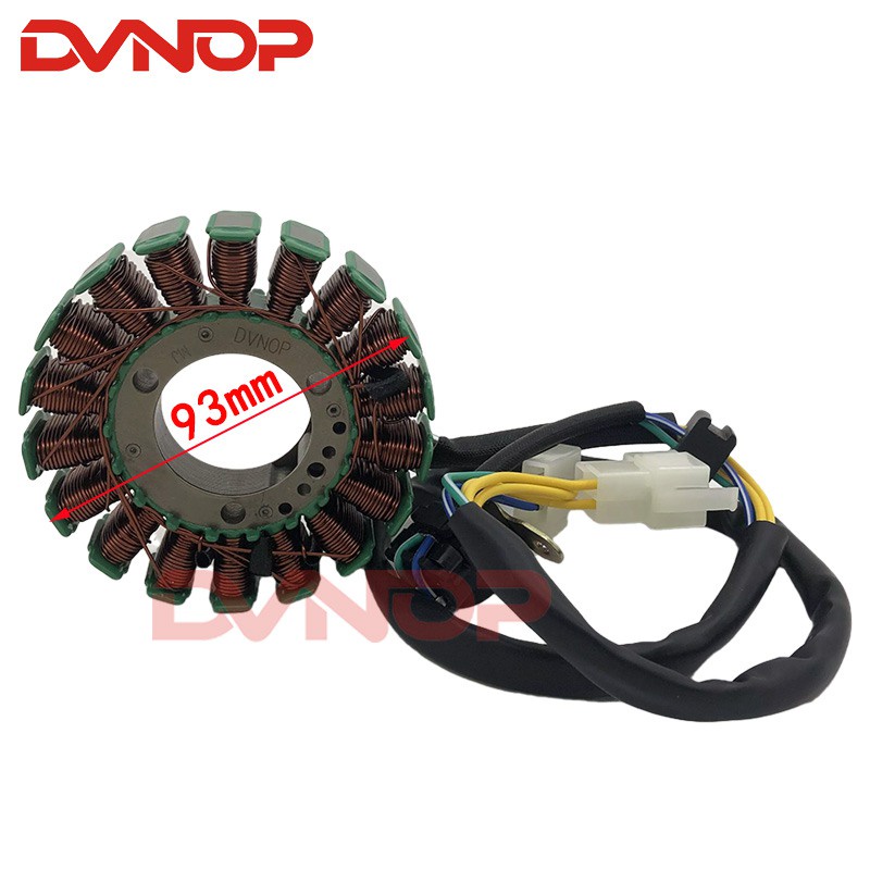 GOOFIT Bobine Stator Magnéto 8 Bobines 6 Fils - Remplacement Pour 125cc 150cc 200cc 250cc ATV Quad Dirt Bike