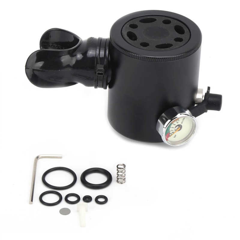 DIDEEP 0.5L Diving Oxygen Cylinder Head Parts Breather Valve Adapter ...