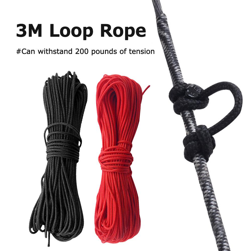 3m Compound Bow D Loop Release String Nocking D Ring Buckle Rope