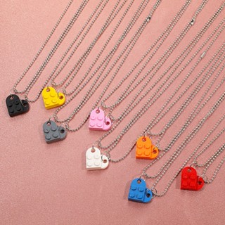 ∏Candy Jewelry 2pcs Korean Detachable Necklace Love Heart Neckalces for ...