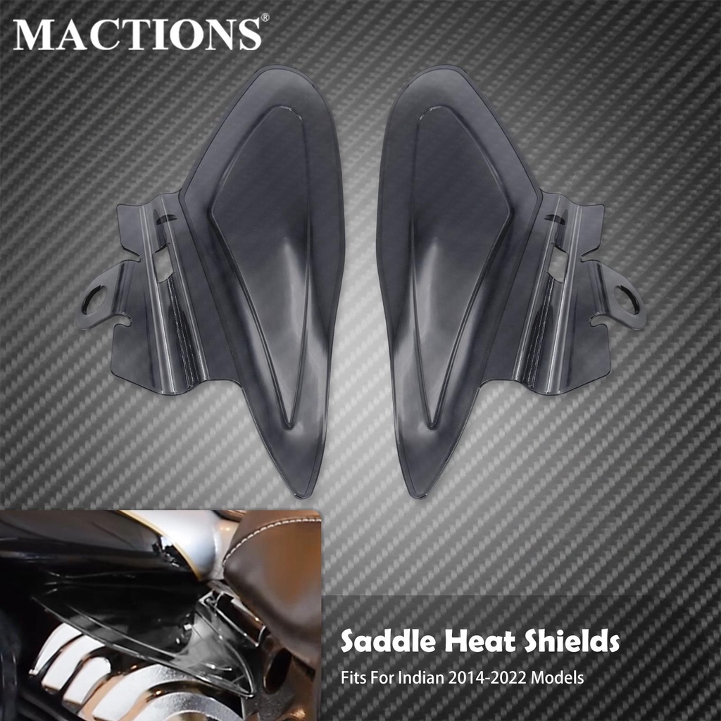 Motorcycle Grey Engine Saddle Shields Heat Air Deflectors For Indian