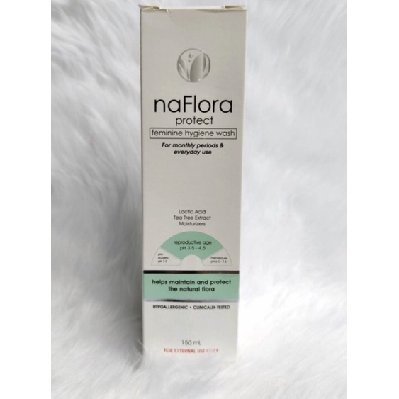 2023₪☼NAFLORA Protect Feminine Hygiene Wash 150ml ( Helps Maintain and Protect The Natural Flora