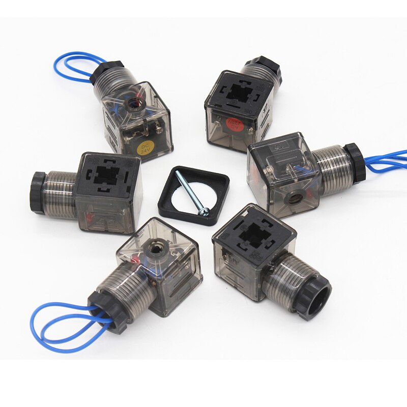 Plug Solenoid Valve Connector,DIN43650A For Valve Solenoid CoilHigh ...