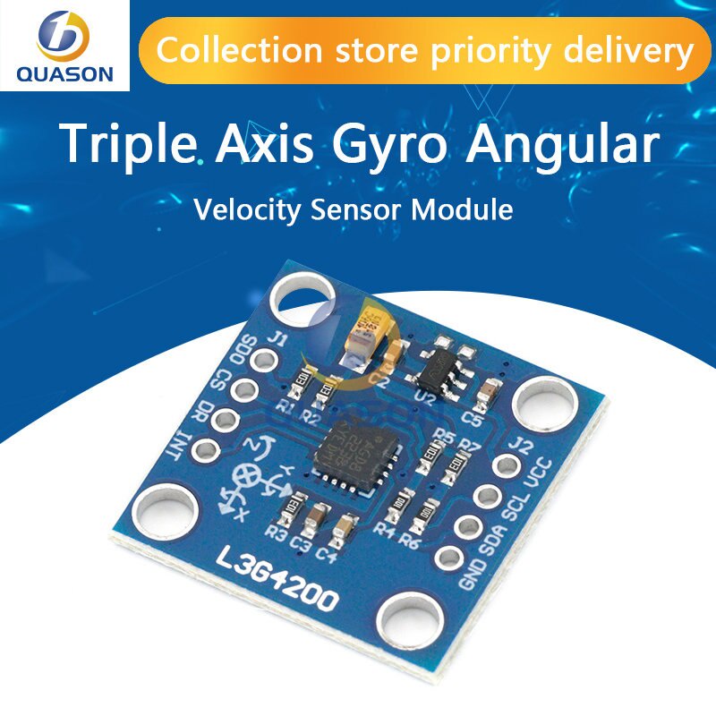 GY-50 L3G4200D Triple Axis Gyro Angular Velocity Sensor Module IIC ...