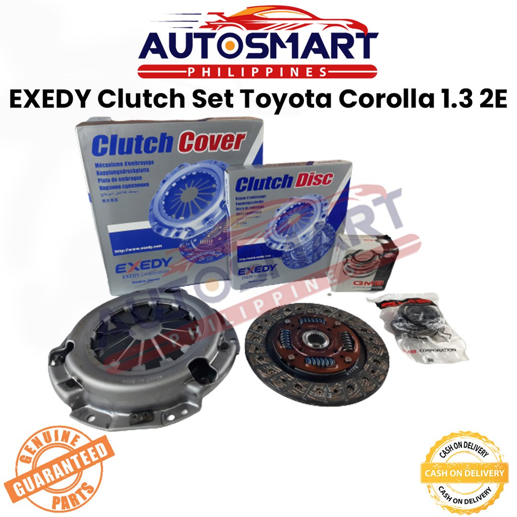 EXEDY Japan Clutch Set Toyota Corolla 1.3 2E 12 Valve (Clutch Disc, Clutch Cover, Release
