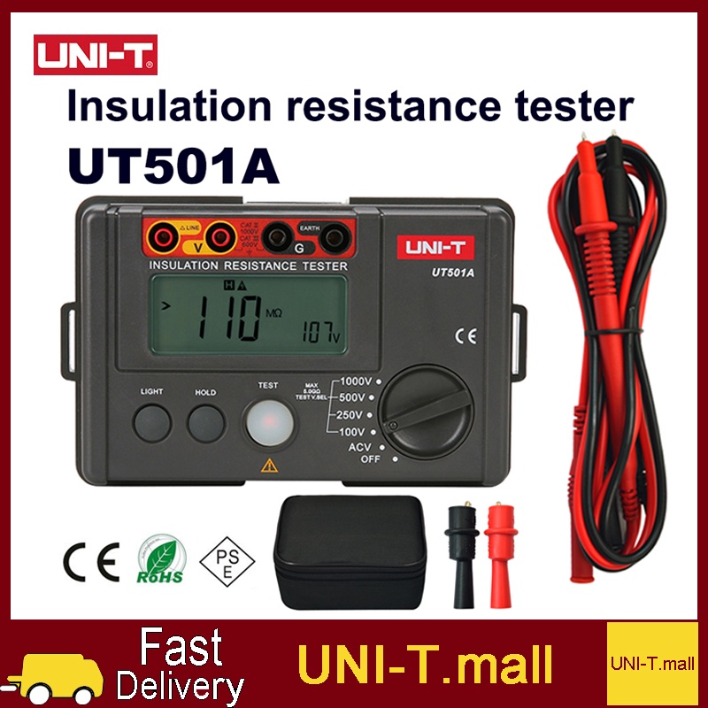 2023℡[Gamit PH]Original UNIT UT501A 100V2500V Digital Insulation