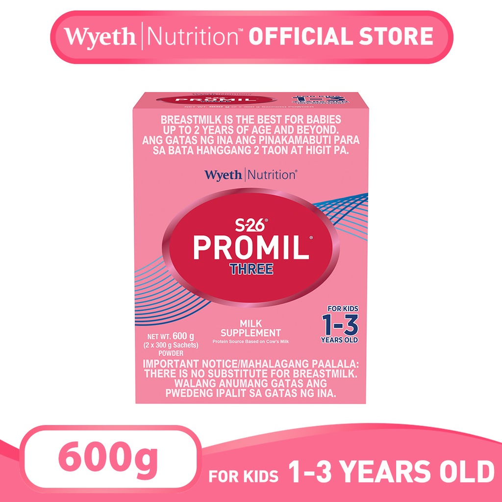 Wyeth Nutrition S-26 Promil 600g | Shopee Philippines