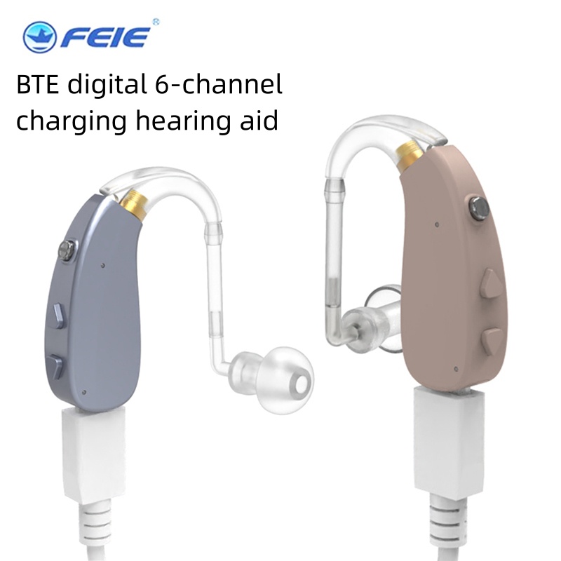 ۞FEIE T201A Rechargeable Hearing Aid Mini Device Ear Amplifier Digital