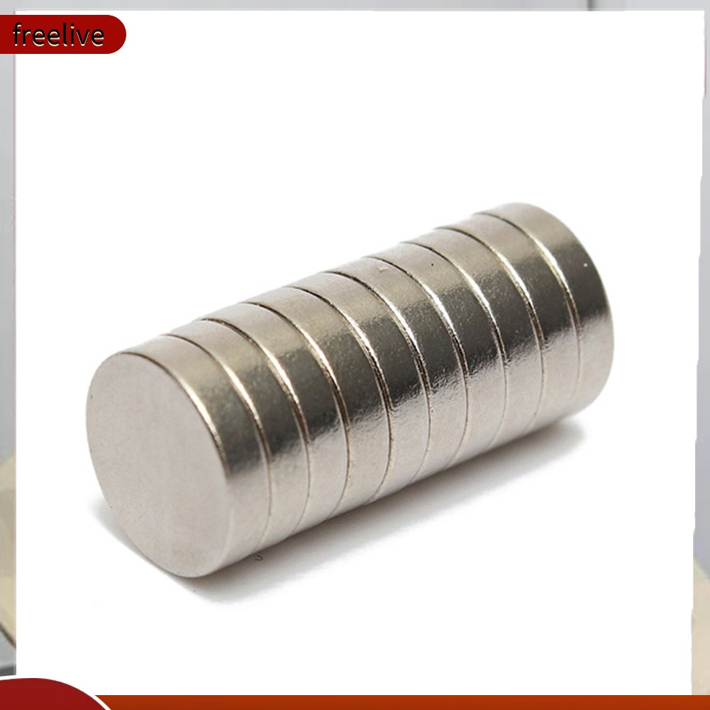 (freelive) 10Pcs 8x2mm N42 Mini Round Disc Blocks Rare Earth Neodymium ...