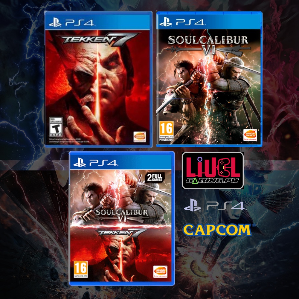 ♗✆✙Tekken 7 | Soul Calibur VI 6 | Two Full Games PlayStation 4 PS4 Games  Used (Good Condition) | Shopee Philippines