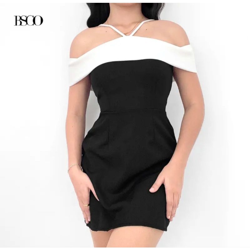 ONHAND BSCO SEIKA OFFSHOULDER BODYCON DRESS - KOREAN STYLE FASHION ...