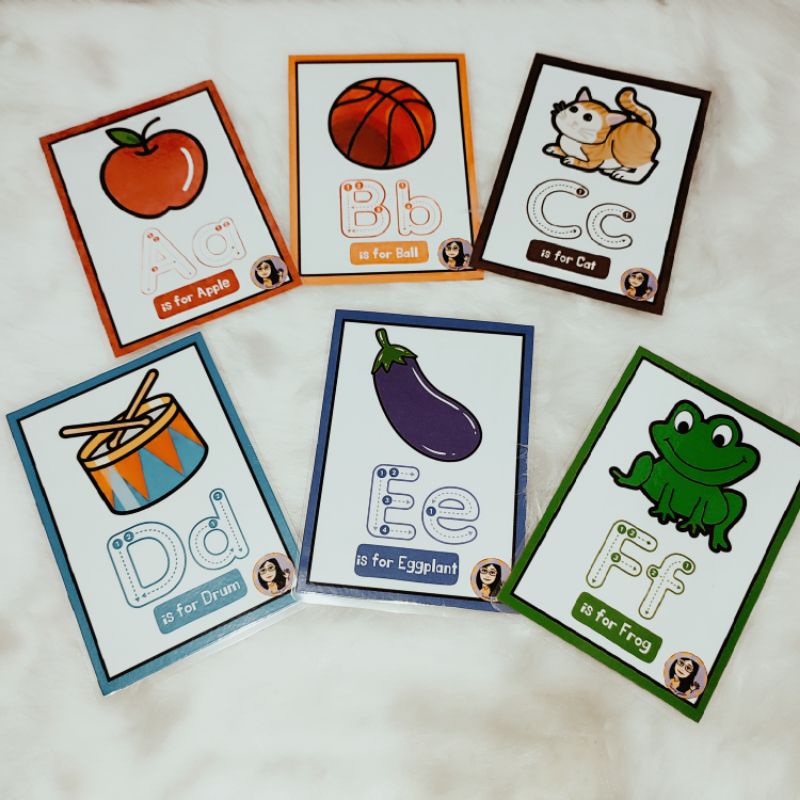 ABC Phonics Laminated Flashcards Shopee Philippines