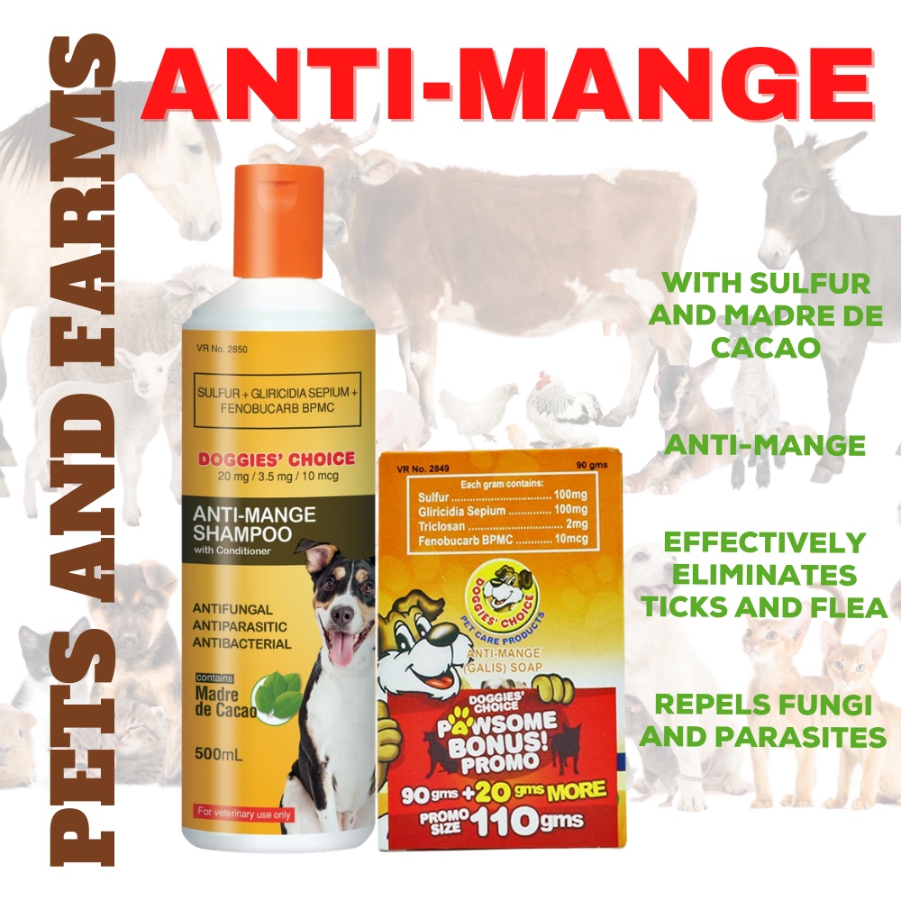 Doggies choice clearance anti mange shampoo