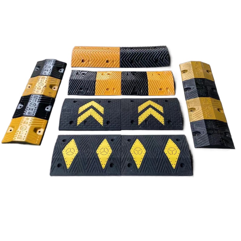 Deceleration belt rubber highway road deceleration plate car parking