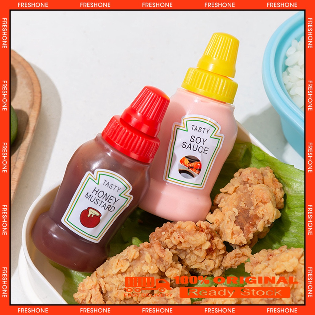 FreShone- 1 Set Moisture-proof Sauce Squeeze Bottles for School Carrot ...