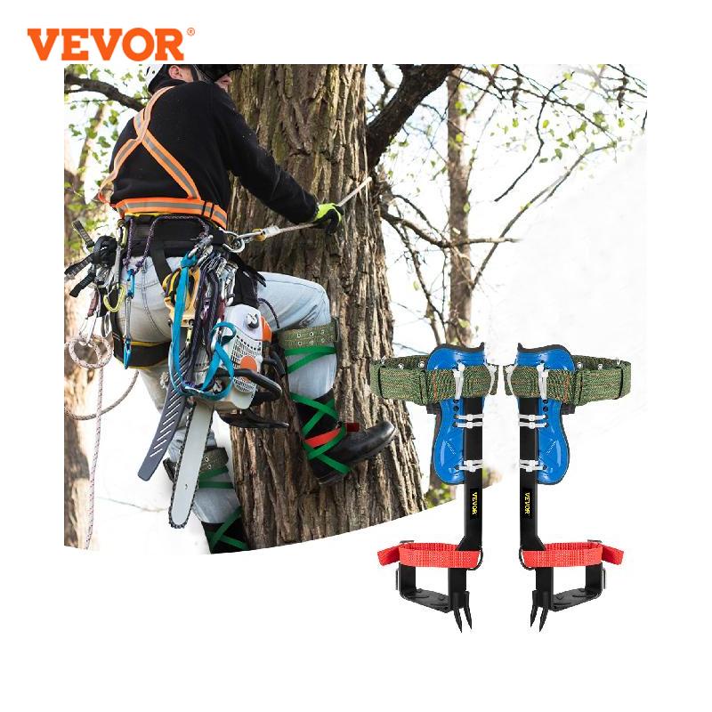 VEVOR Tree Climbing Spike Set Pole Climbing Spurs W/ Security Belt