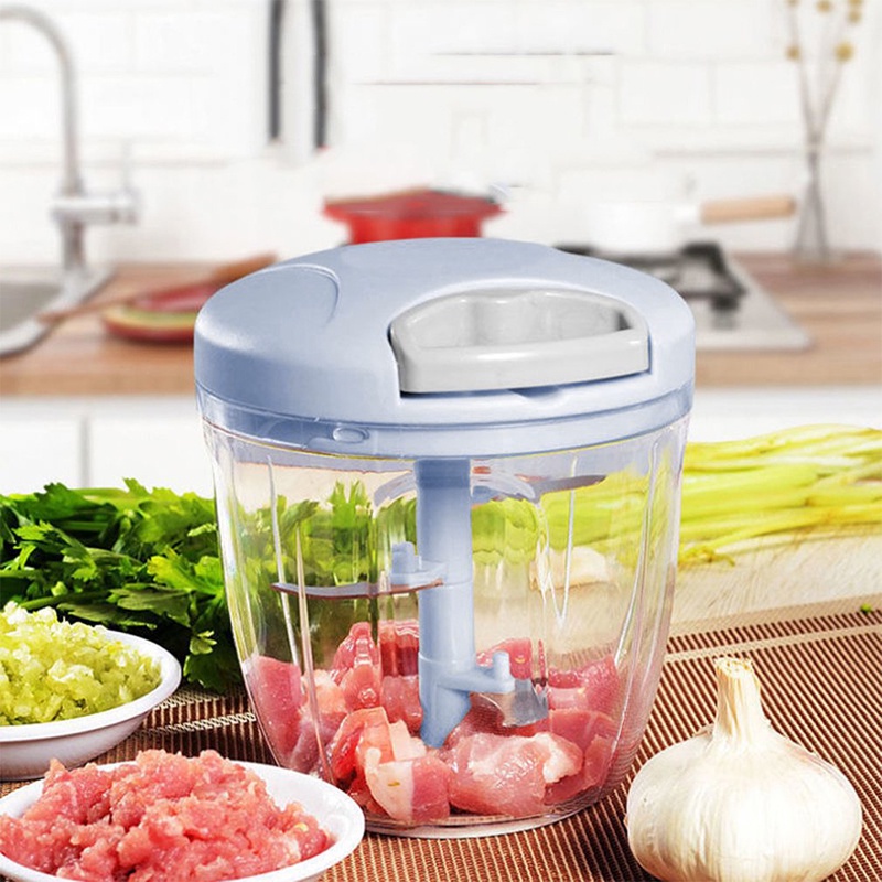 Hand Chopper Manual Rope Food Processor With Pounding Garlic Cutting ...