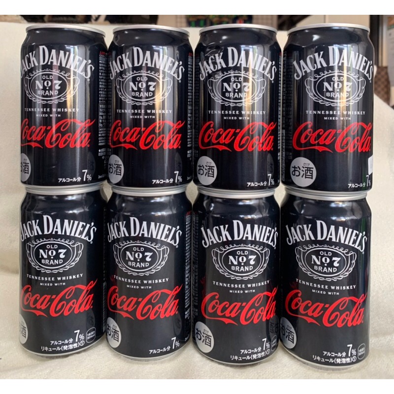 ♦Jack Daniel’s (Tennessee Whisky Mixed With CocaCola 350ml/7Alcohol