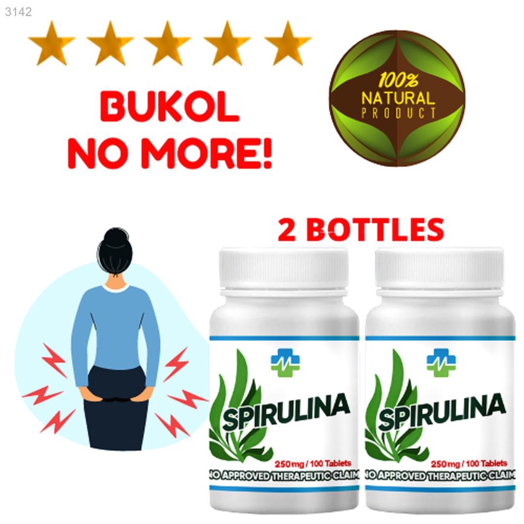 HC HC Spirulina Tablets para sa bukol or almoranas Improves Blood