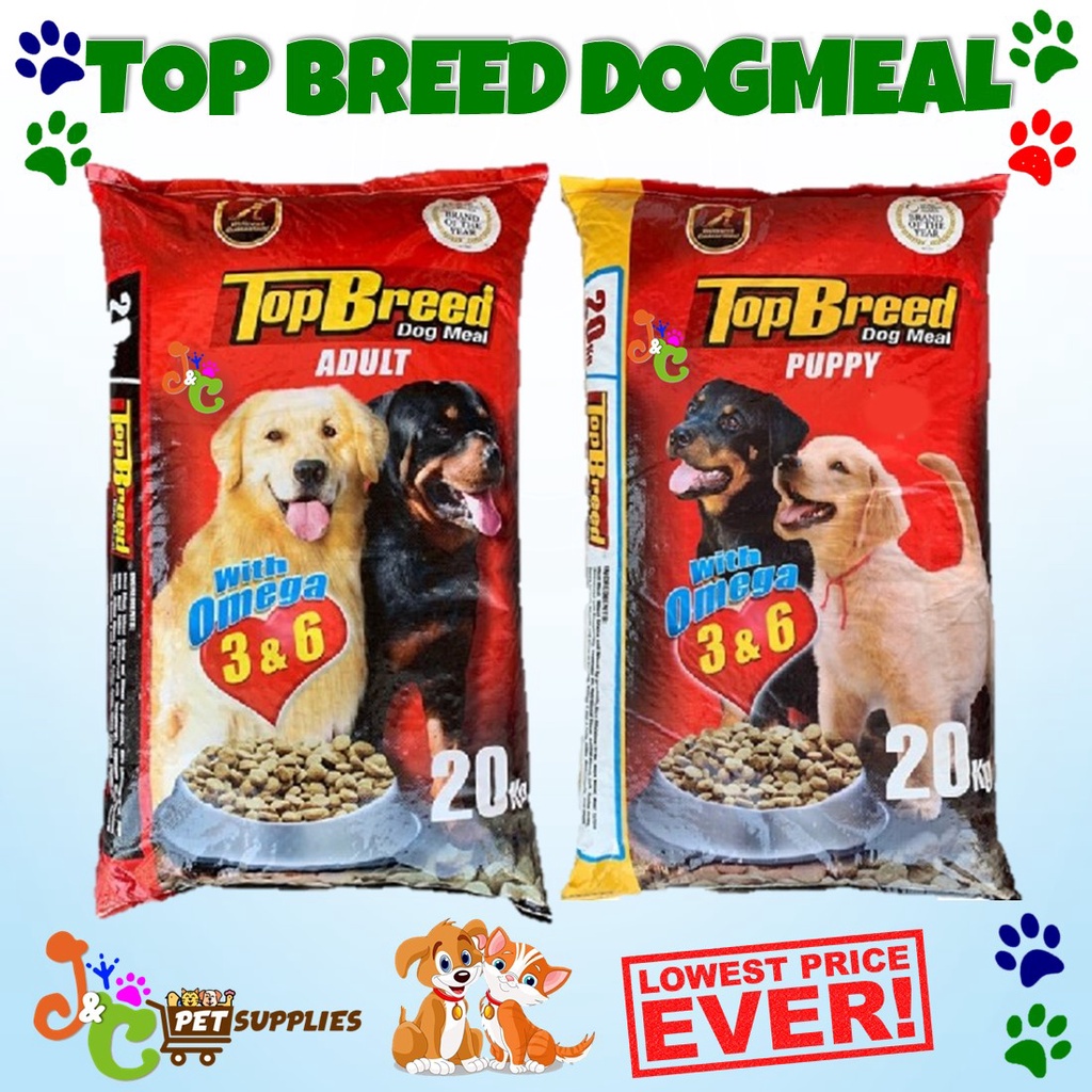 ☄☄Top Breed Dog Food Adult / Puppy Repacked 1kg TOPBREED Shopee
