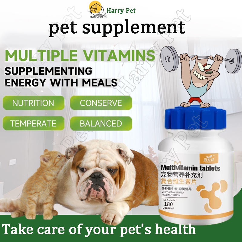 ஐPet Probiotic Multivitamins Pet Supplement Vitamin Cats Dogs