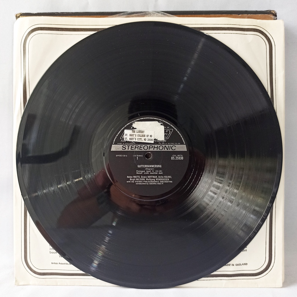 (Box Set, 6 LPs) Wagner, Geog Solti - Gotterdammerung - Vinyl Record ...