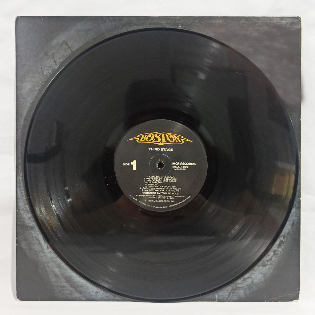 Boston - Third Stage - Vinyl Record Plaka Pop Rock (Vinyl Record Only ...