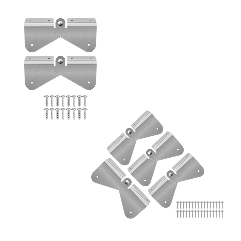 ☏flip Downspout Hinge Universal Driller Self Tapping Screws Fastener