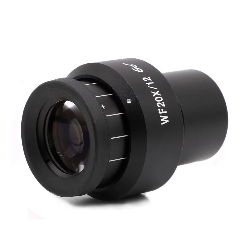 vpQ WF20X/12mm Continuous Zoom Microscope High Eye Point Wide Angle ...