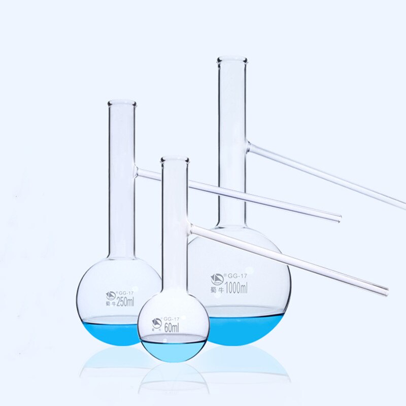 1Pcs/Lot 60ml1000ml Glass Distilling Flask Short Neck Lab Borosilicate