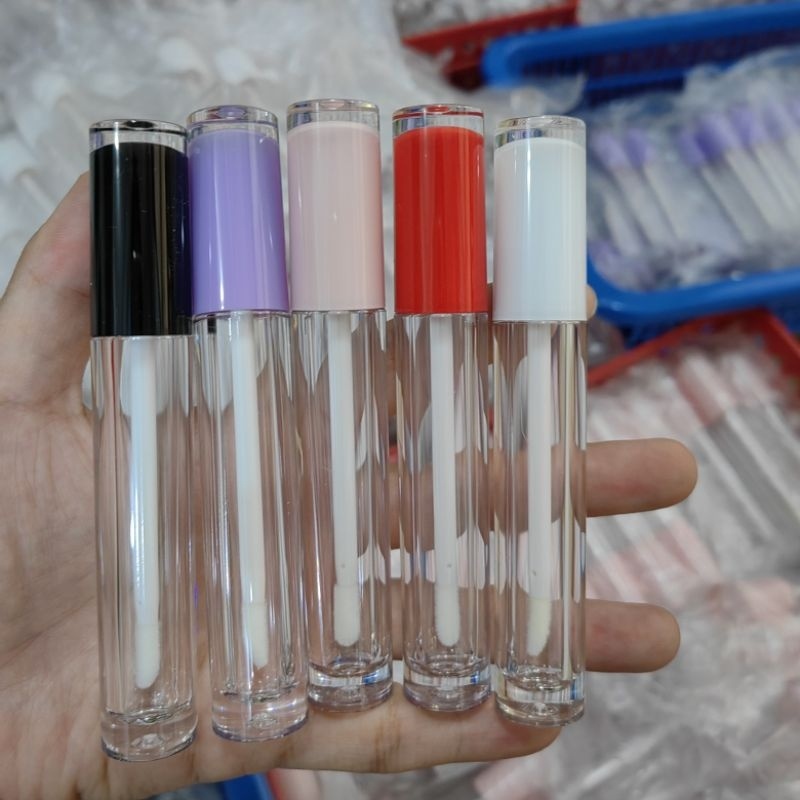 5ml Gem Lipgloss Lip tint Tube Bottle empty container with wand ...