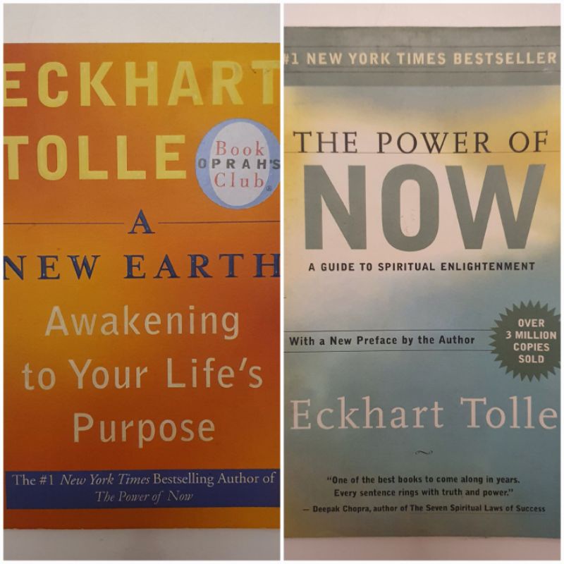 Eckhart Tolle A New Earth The Power of Now (Paperback and Hardbound Books) Shopee Philippines