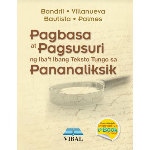 Pagbasa at Pagsusuri ng Iba't Ibang Teksto Tungo sa Pananaliksik ...