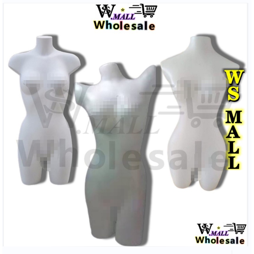 WS MALL MANIKIN TABLE TOP WOMEN HIGHT PLASTIC LEG MANIKIN HQ mannequin