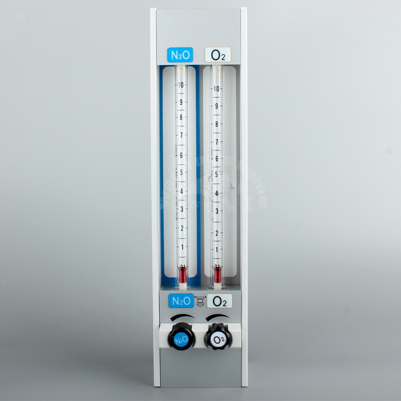 Anesthesia Machine Flow Meter Nitrous Oxide Oxygen Gas Flow Meters