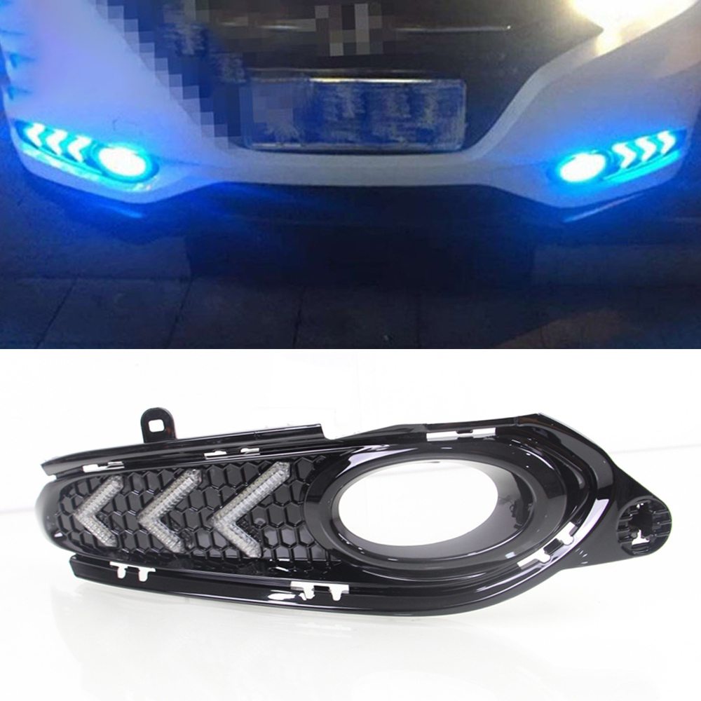 DRL Daytime Running Lights Fog head Lamp cover Daylight with turn