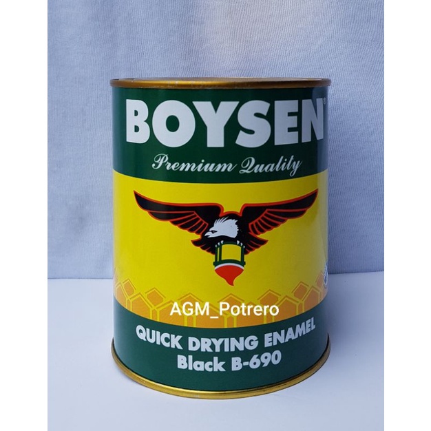 BOYSEN QDE B - 690 BLACK ( PANGKAHOY / METAL ) 1 LITER | Shopee Philippines